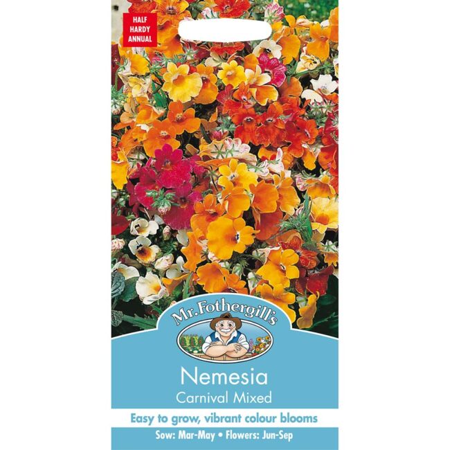 MR FOTHERGILL'S - NEMESIA CARNIVAL MIXED SEEDS