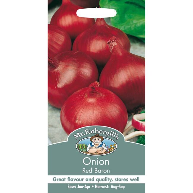MR FOTHERGILL'S - ONION RED BARON SEEDS