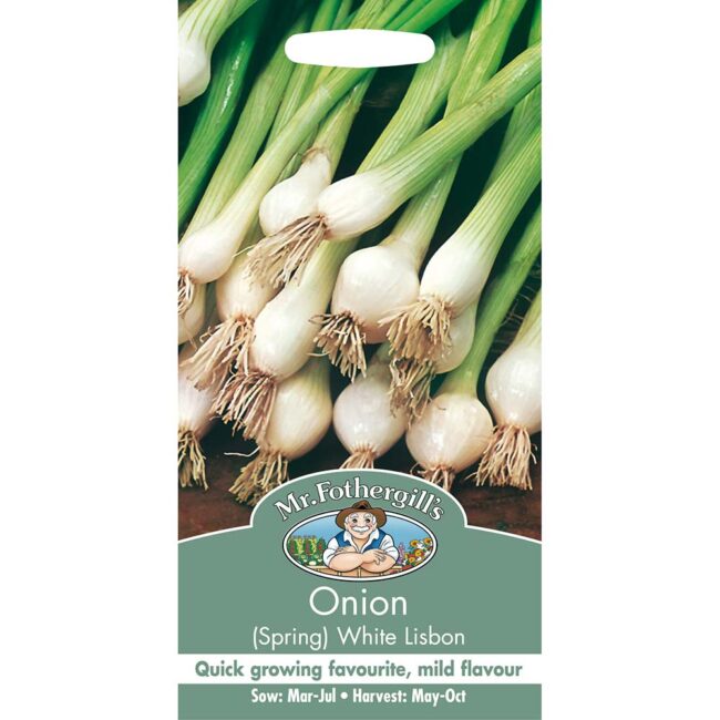 MR FOTHERGILL'S - ONION SPRING WHITE LISBON SEEDS