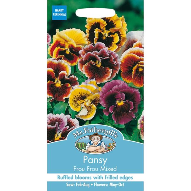MR FOTHERGILL'S - PANSY FROU FROU MIXED SEEDS