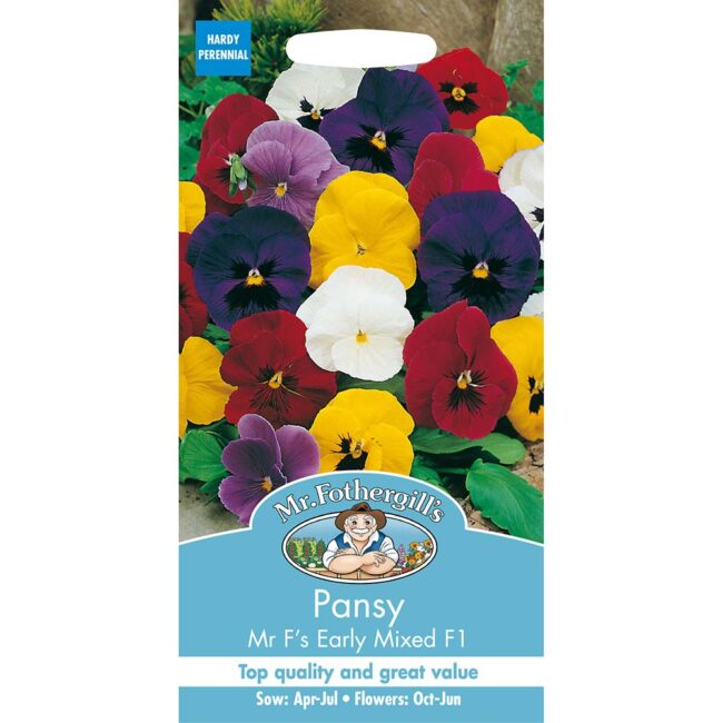 MR FOTHERGILL'S - PANSY MR FS EARLY MIXED F1 SEEDS