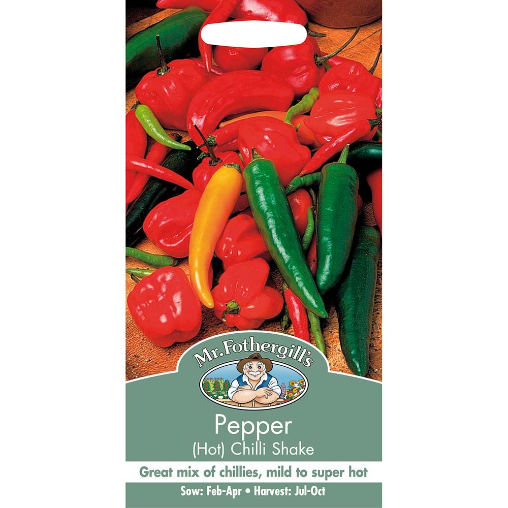 MR FOTHERGILL'S - PEPPER HOT CHILLI SHAKE SEEDS