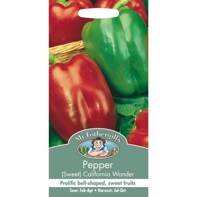 MR FOTHERGILL'S - PEPPER SWEET CALIFORNIA SEEDS
