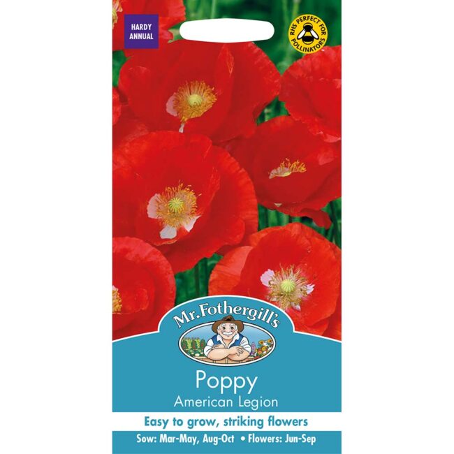 MR FOTHERGILL'S - POPPY AMERICAN LEGION SEEDS