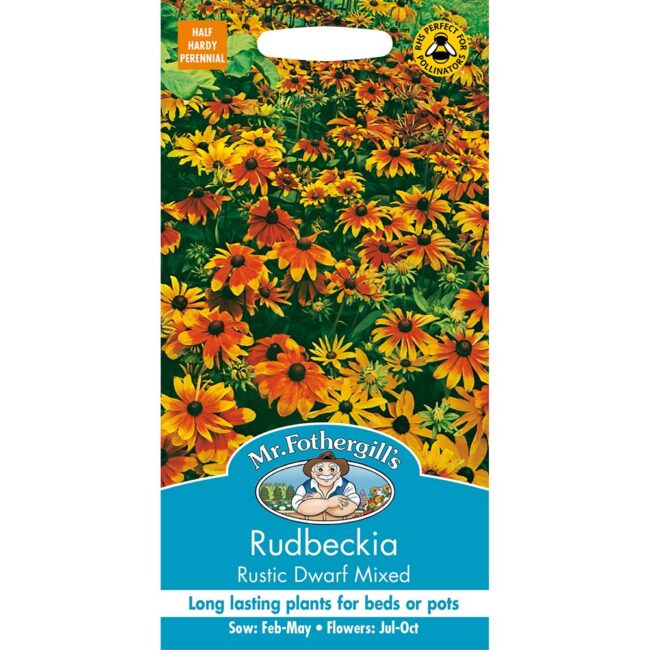 MR FOTHERGILL'S - RUDBECKIA RUSTIC DWARF MIXED SEEDS