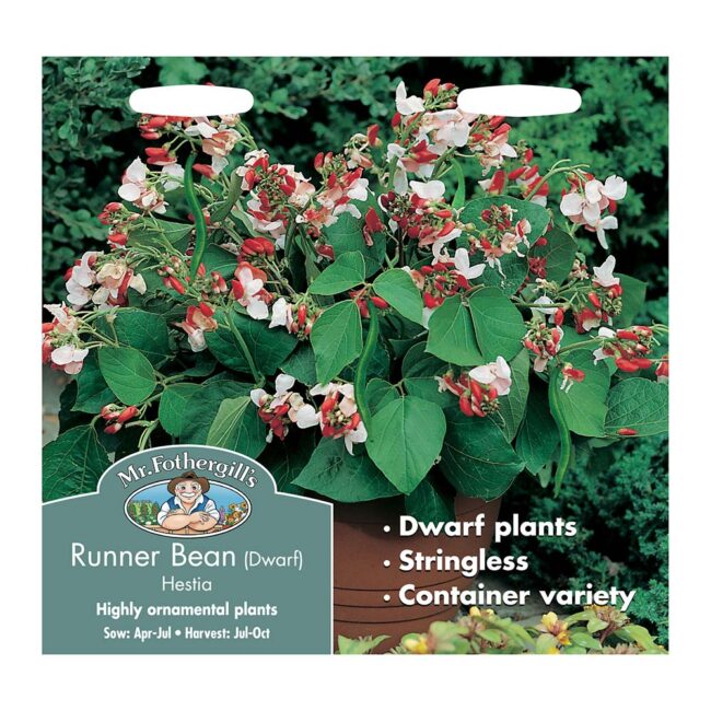 MR FOTHERGILL'S - RUNNER BEAN (DWARF) HESTIA SEEDS