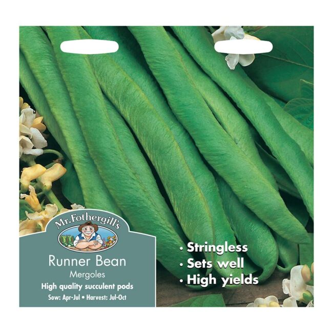 MR FOTHERGILL'S - RUNNER BEAN MERGOLES SEEDS