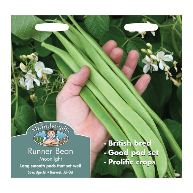 MR FOTHERGILL'S - RUNNER BEAN MOONLIGHT SEEDS