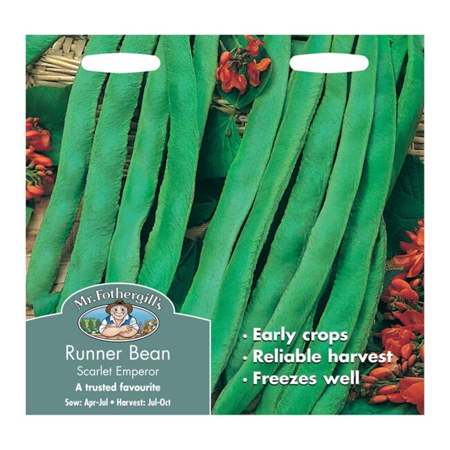 MR FOTHERGILL'S - RUNNER BEAN SCARLET EMPEROR SEEDS