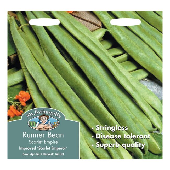 MR FOTHERGILL'S - RUNNER BEAN SCARLET EMPIRE SEEDS