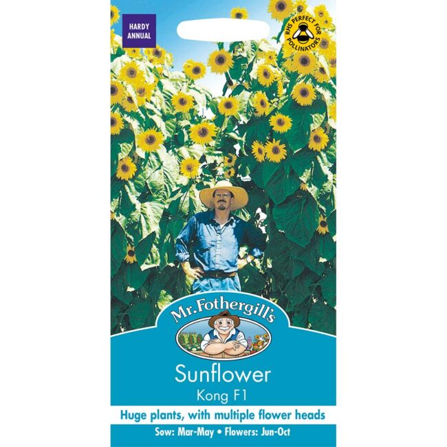 MR FOTHERGILL'S - SUNFLOWER KONG F1 SEEDS