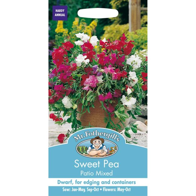 MR FOTHERGILL'S - SWEET PEA PATIO MIXED SEEDS