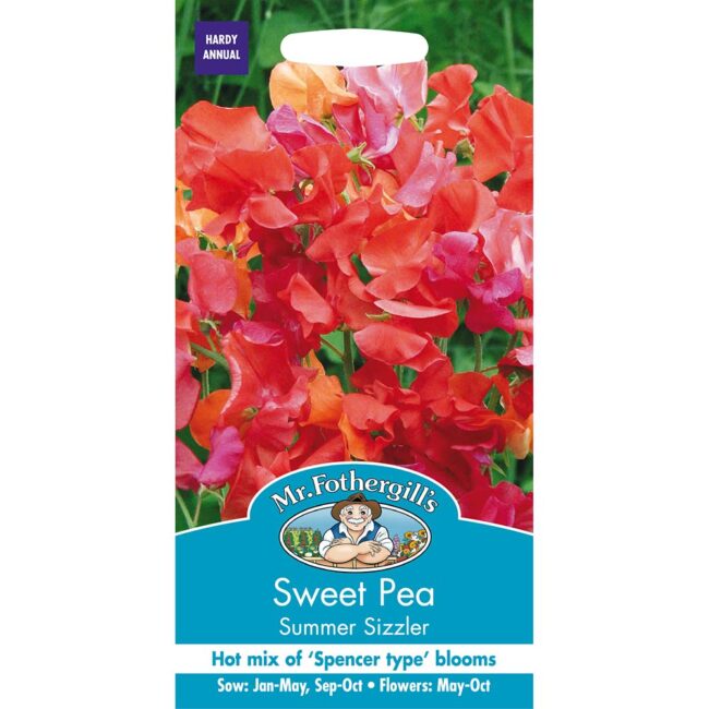 MR FOTHERGILL'S - SWEET PEA SUMMER SIZZLER SEEDS