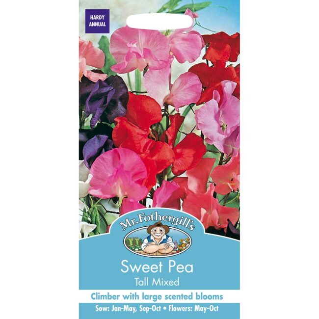 MR FOTHERGILL'S - SWEET PEA TALL MIXED SEEDS