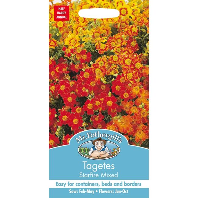 MR FOTHERGILL'S - TAGETES STARFIRE MIXED SEEDS