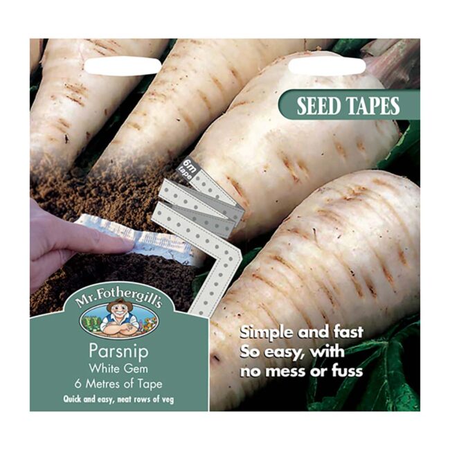 MR FOTHERGILL'S - TAPE PARSNIP WHITE GEM SEEDS