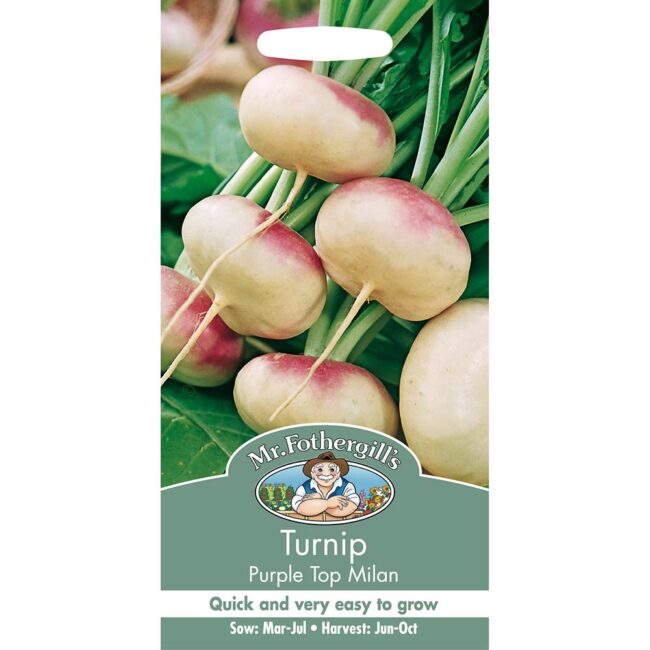 MR FOTHERGILL'S - TURNIP PURPLE TOP MILAN SEEDS