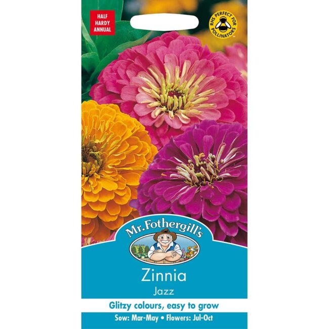 MR FOTHERGILL'S - ZINNIA JAZZ SEEDS