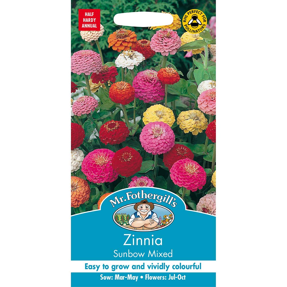 MR FOTHERGILL'S - ZINNIA SUNBOW MIXED SEEDS