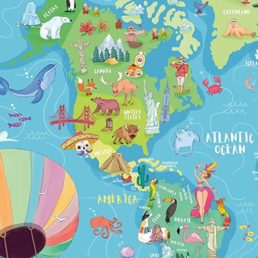 Map Of The World 100 Piece Puzzle - Image 2