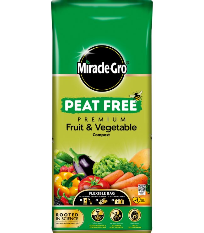 Miracle-Gro® Peat Free Premium Fruit & Vegetable Compost