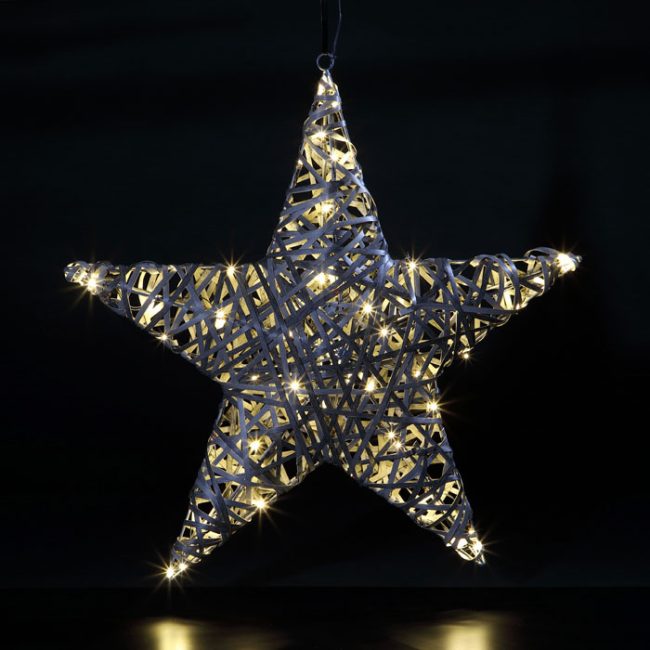 NOMA OUTDOOR GREY RATTAN STAR