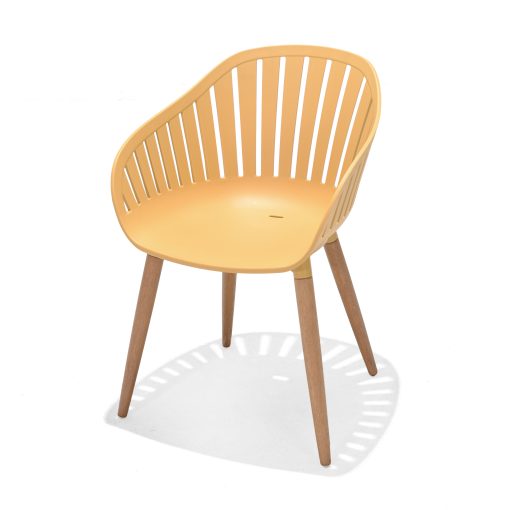 LIFESTYLE GARDEN NASSAU CARVER EASY CHAIR HONEY YELLOW