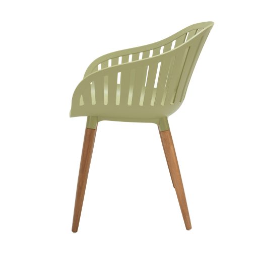 LIFESTYLE GARDEN NASSAU CARVER EASY CHAIR SAGE GREEN - Image 2