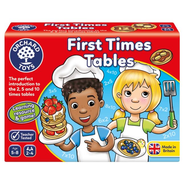 ORCHARD TOYS FIRST TIME TABLES
