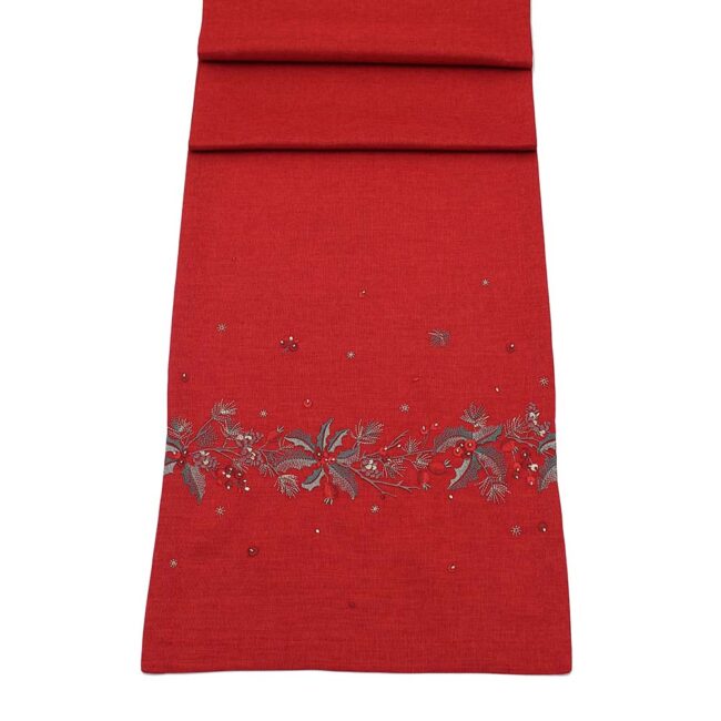 PEGGY WILKINS HOLLY TRAIL RUNNER RED & MULTI
