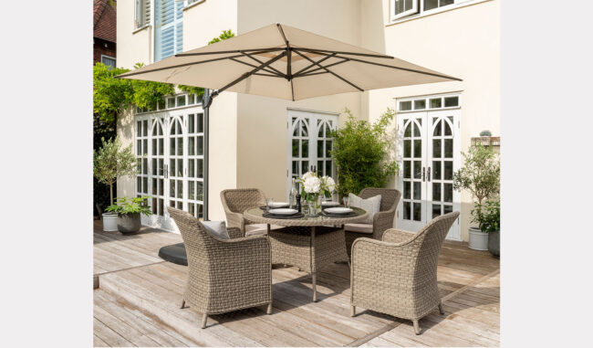 Kettler 2.5m Free Arm Parasol