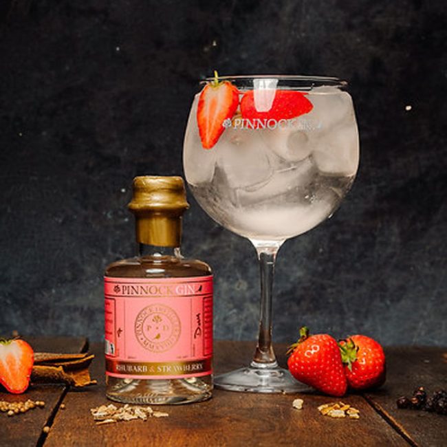 PINNOCK DISTILLERY RHUBARB & STRAWBERRY GIN SMALL