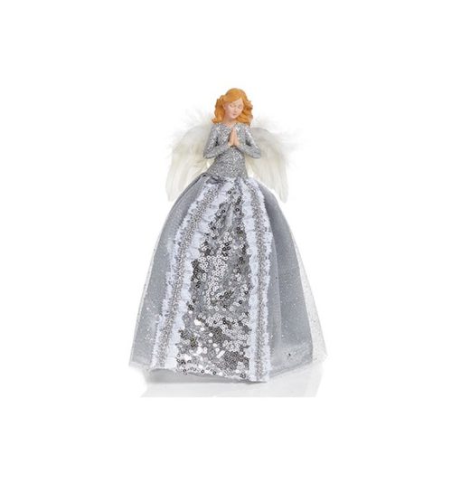 PREMIER DECORATIONS SILVER TREE TOP ANGEL