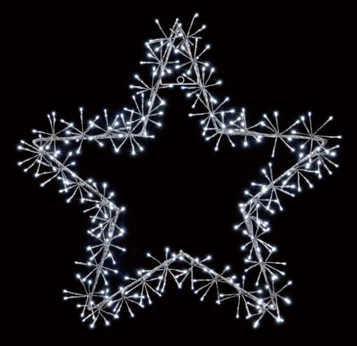 PREMIER DECORATIONS STAR STARBURST 240 LED COOL WHITE