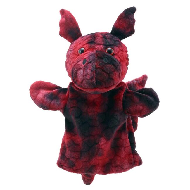 THE PUPPET COMPANY ANIMAL BUDDIES DRAGON RED