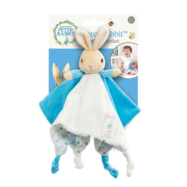 RAINBOW DESIGNS PETER RABBIT COMFORT BLANKET SMALL - Image 3