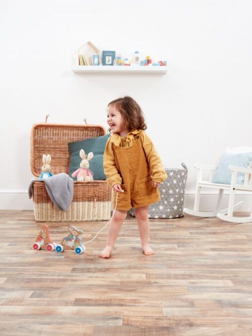 RAINBOW DESIGNS PETER RABBIT WOODEN PULLALONG - Image 2