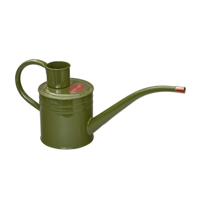 SMART GARDEN 1 LITRE GALVANISED STEEL WATERING CAN SAGE GREEN