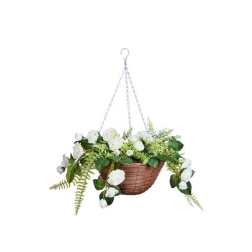 Smart Garden Rose Sensation Artificial Hanging Basket - Image 2