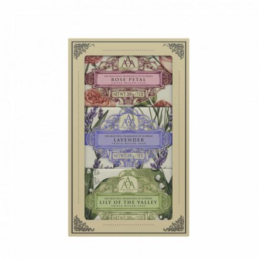 SOMERSET TOILETRY CO AAA FLORAL SOAP SET