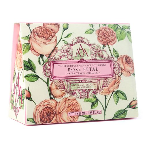 SOMERSET TOILETRY CO AAA FLORAL TRAVEL SET ROSE - Image 2