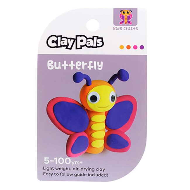 STANDS OUT CLAY PALS BUTTERFLY