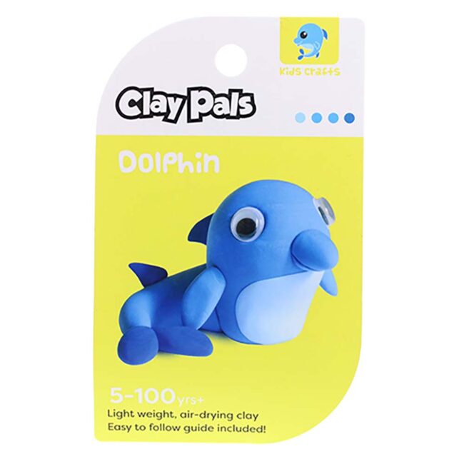STANDS OUT CLAY PALS DOLPHIN