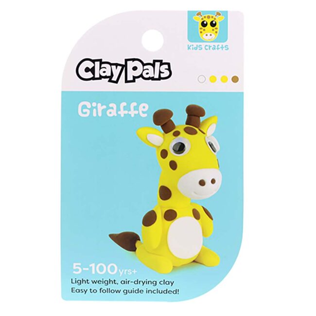 STANDS OUT CLAY PALS GIRAFFE