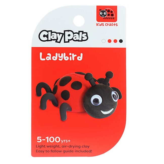 STANDS OUT CLAY PALS LADYBIRD