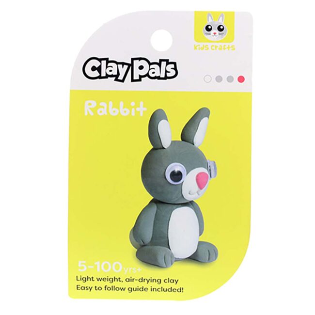 STANDS OUT CLAY PALS RABBIT