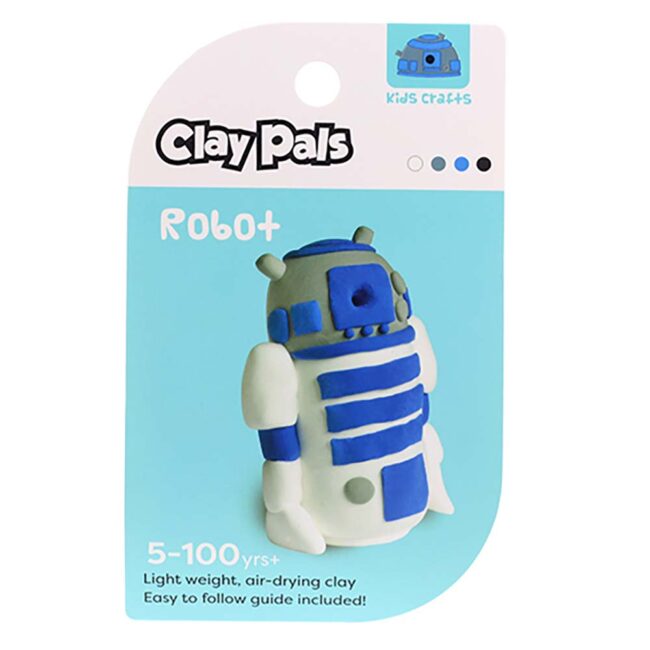 STANDS OUT CLAY PALS ROBOT
