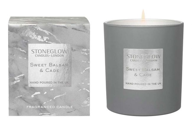 STONEGLOW LUNA TUMBLER CANDLE SWEET BALSAM & CADE