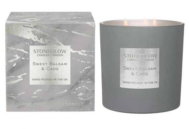 STONEGLOW LUNA LARGE CANDLE SWEET BALSAM & CADE