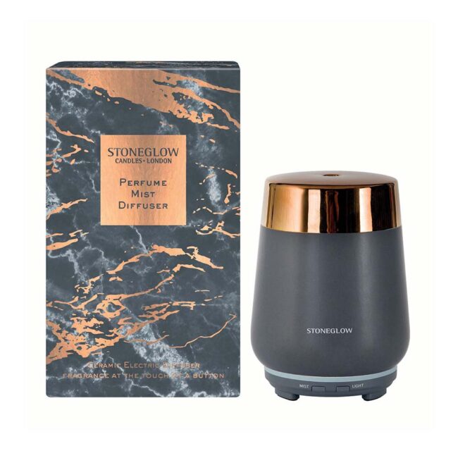 STONEGLOW LUNA MIST DIFFUSER GREY & COPPER